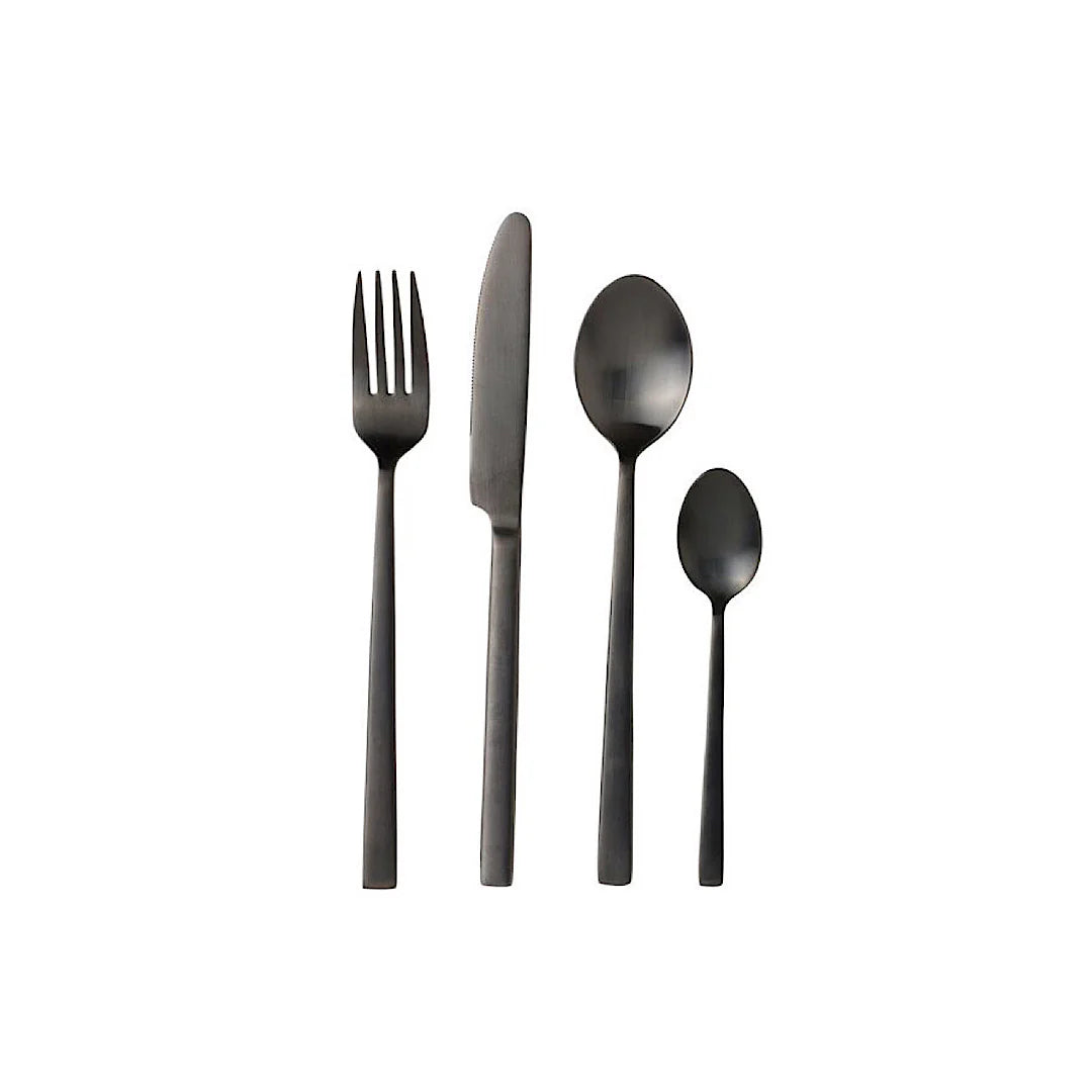 Bitz Living Cutlery Box 16pcs each 4 Dinner Fork, Dinner Knife, Dinner Spoon, Coffee Spoon